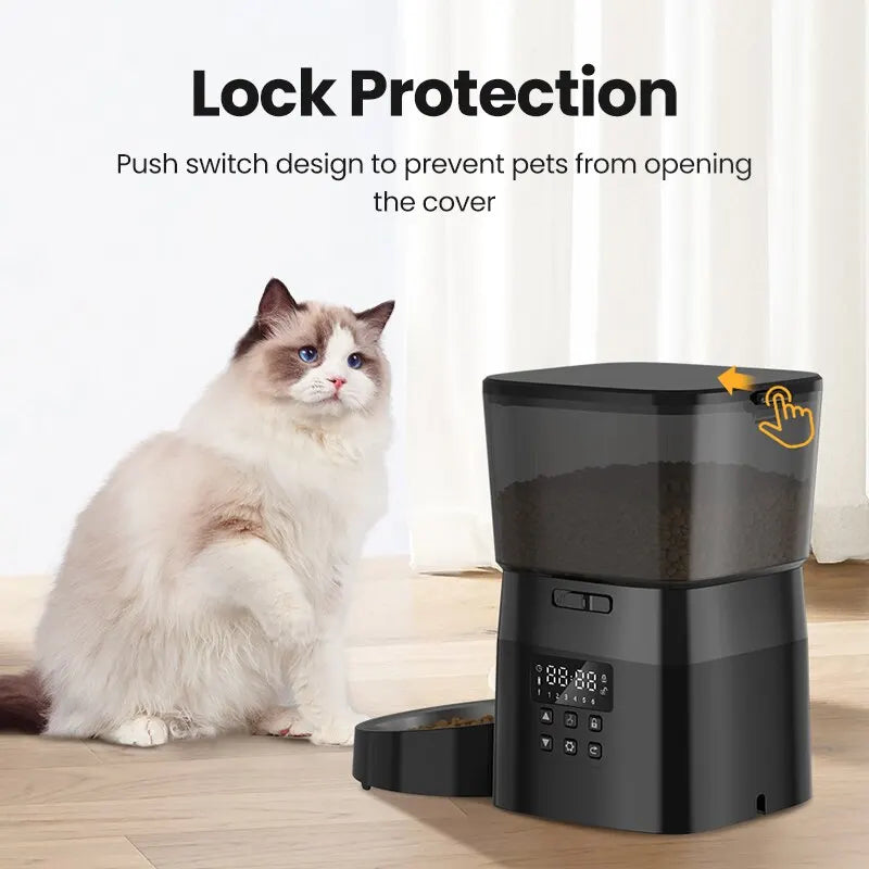Smart Stainless Steel Cat Feeder