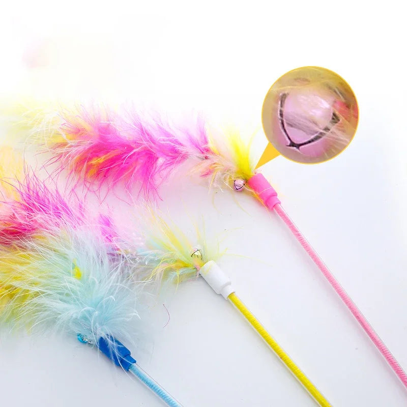 Colorful Feather Cat Toy