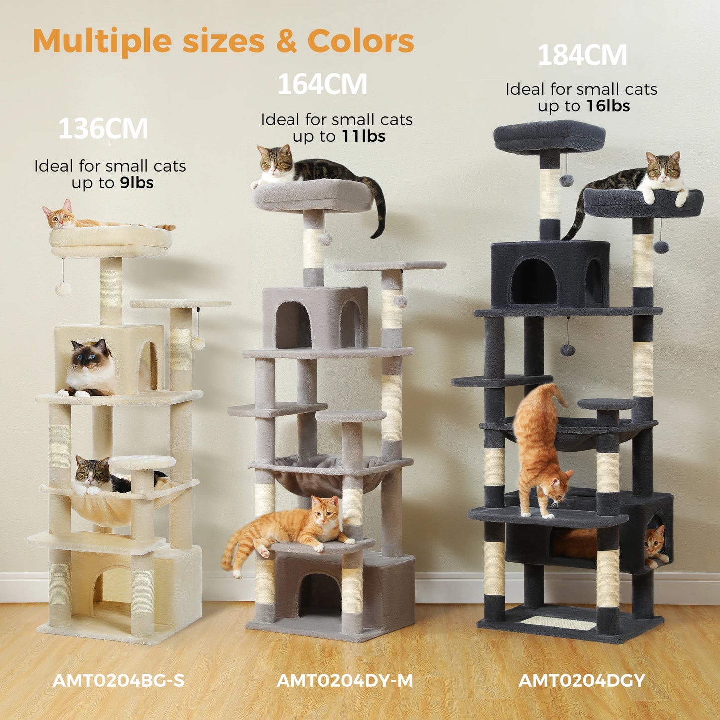 Spacious Asthetic Cat Tree - Bonus Haloween Edition