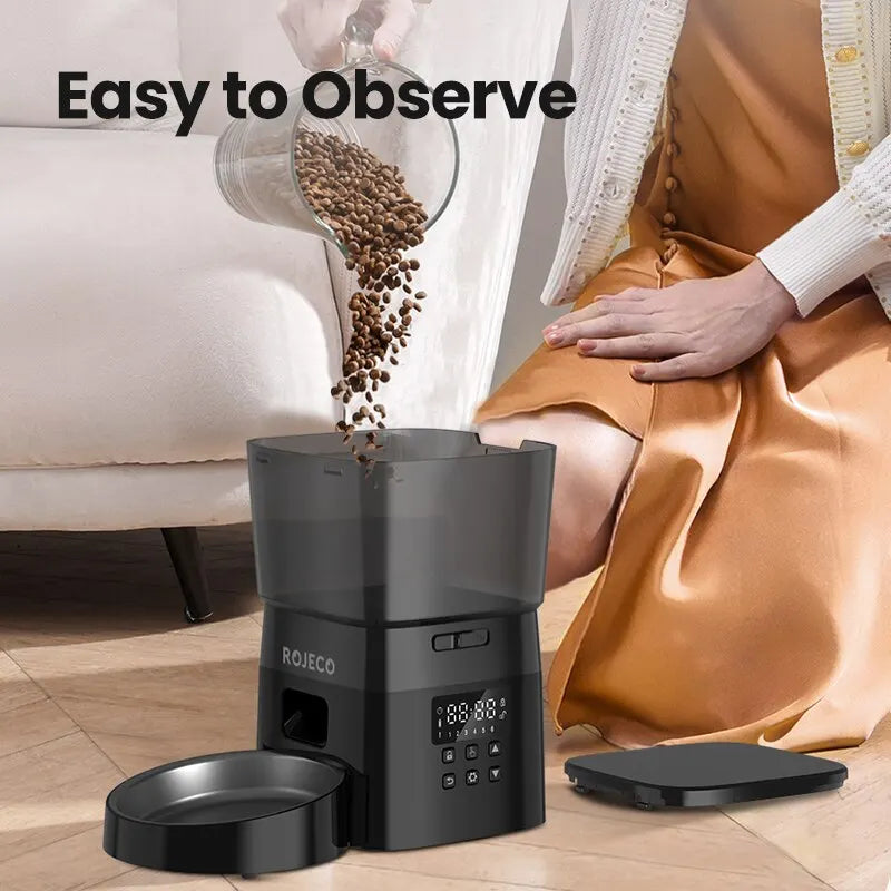 Smart Stainless Steel Cat Feeder