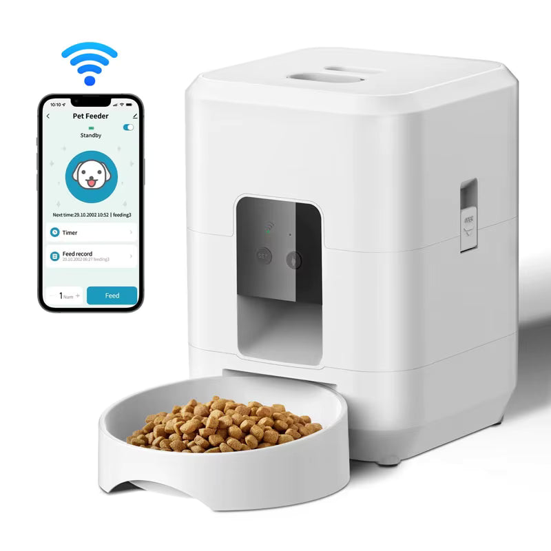 Smart Cat Feeder - Button or Wifi Controlled