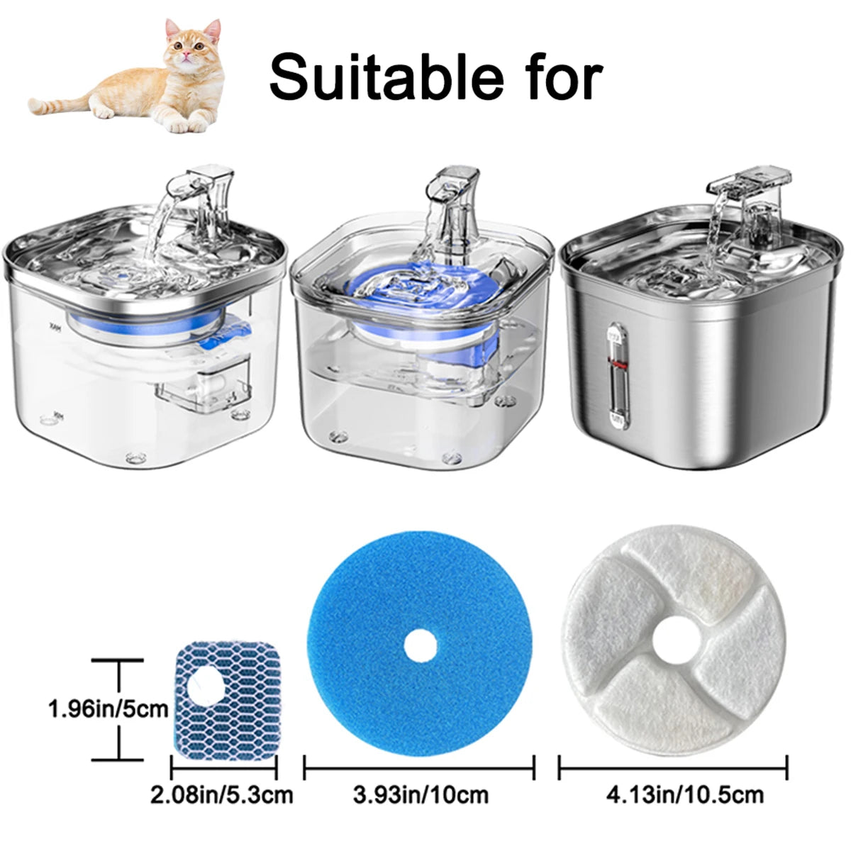 Stainless Steel Water Fountain Filters