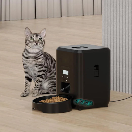 Smart Cat Feeder - Button or Wifi Controlled