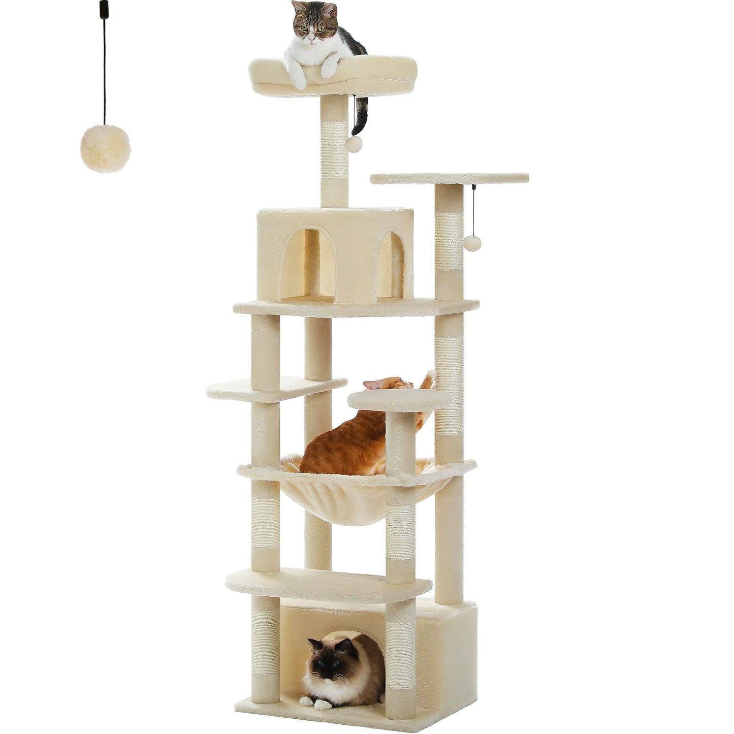 Spacious Asthetic Cat Tree - Bonus Haloween Edition