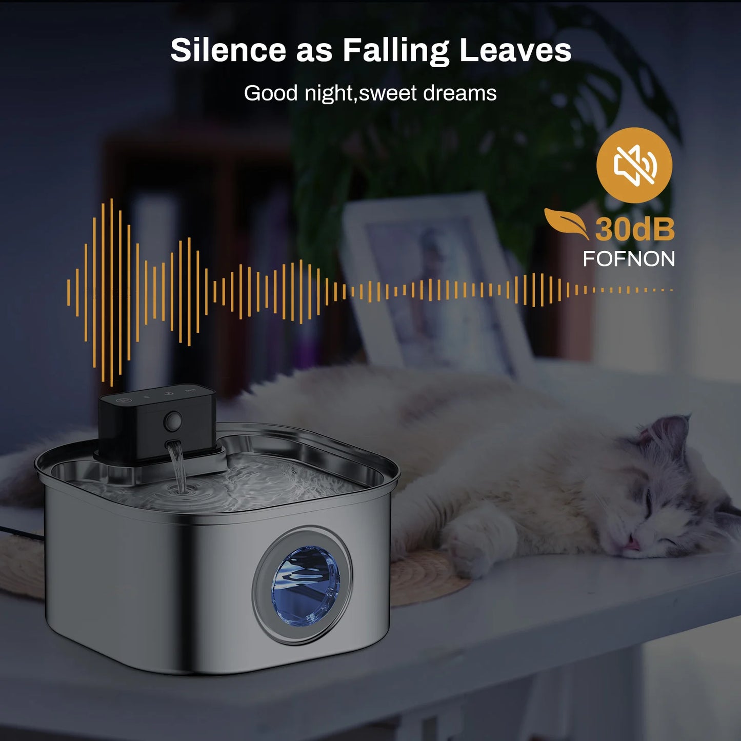 Wireless Motion Sensored Cat Water Dispenser