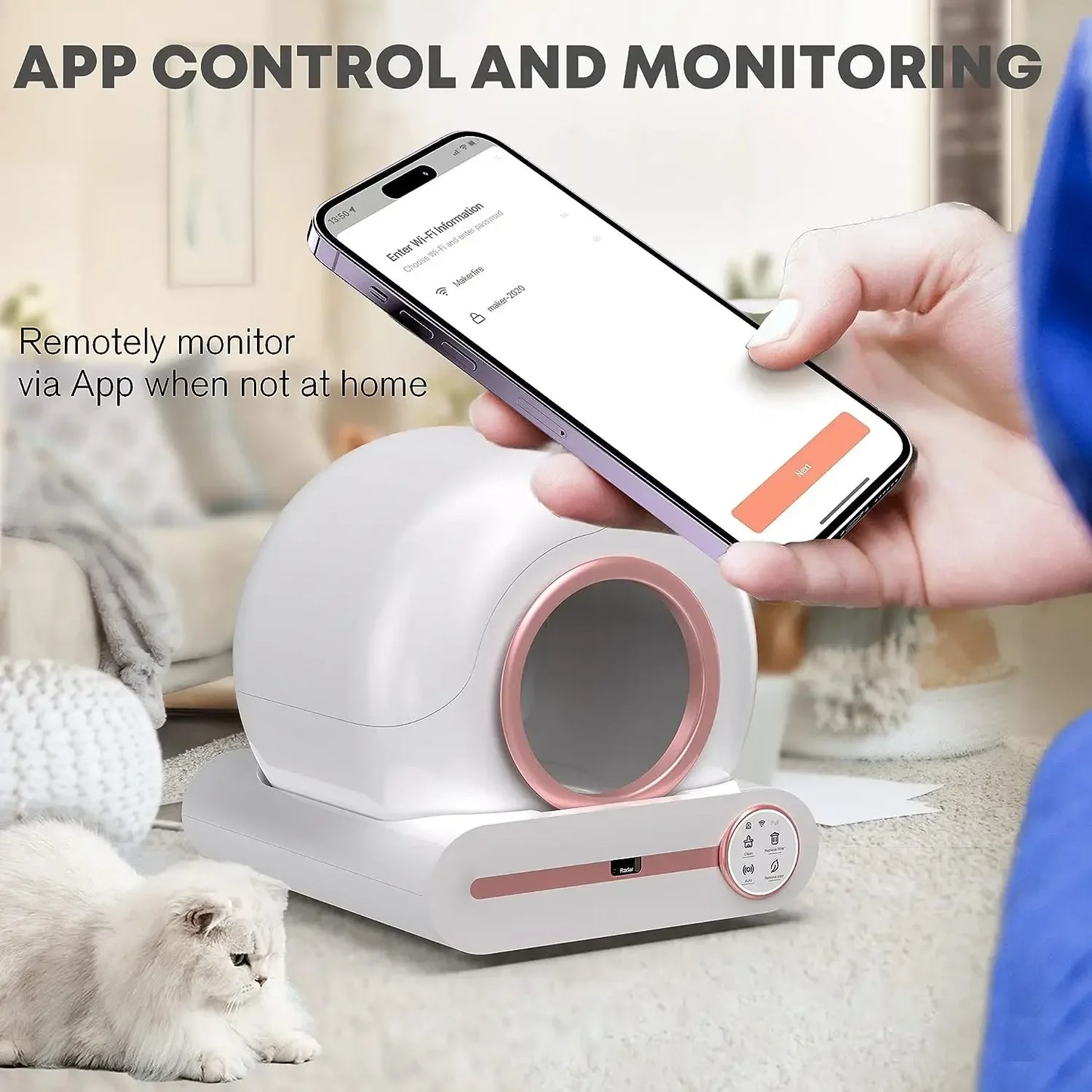 Premium Automatic Self Cleaning Litter Box
