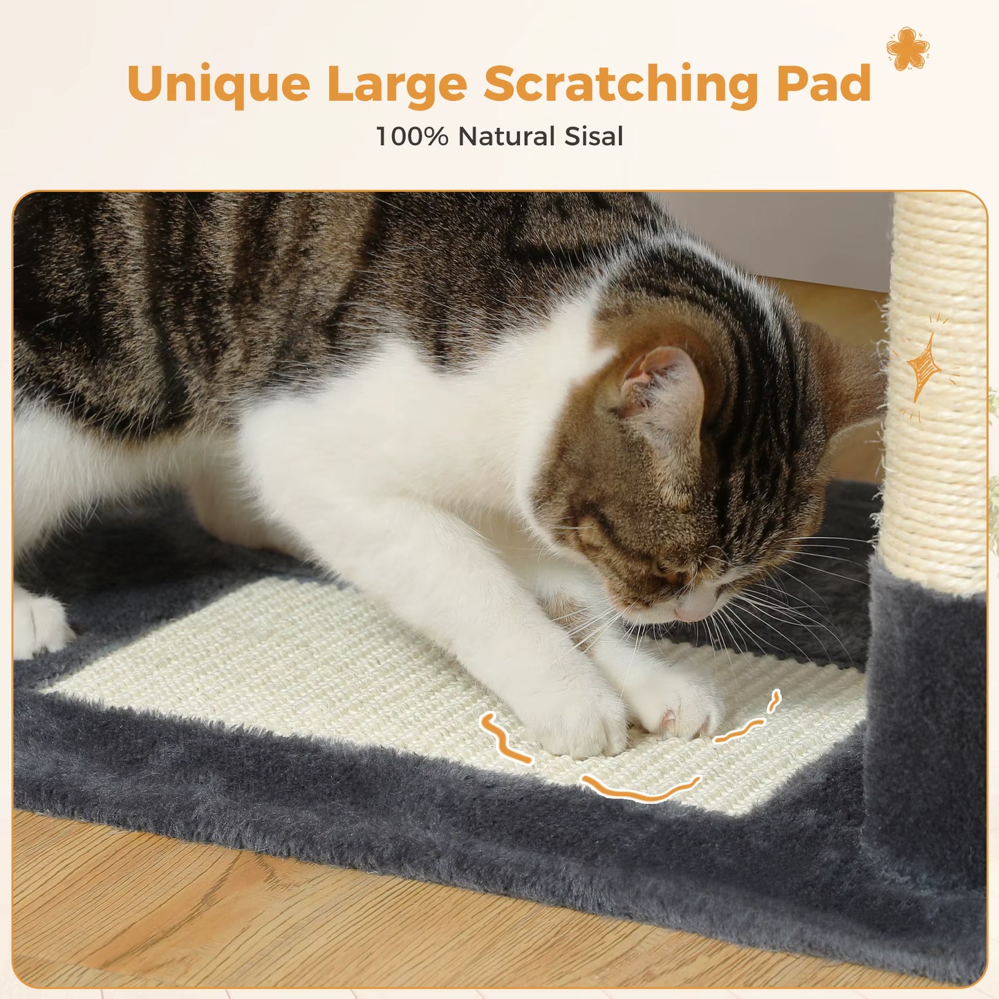 Spacious Asthetic Cat Tree - Bonus Haloween Edition