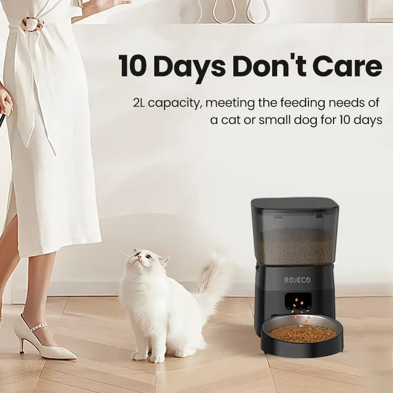 Smart Stainless Steel Cat Feeder