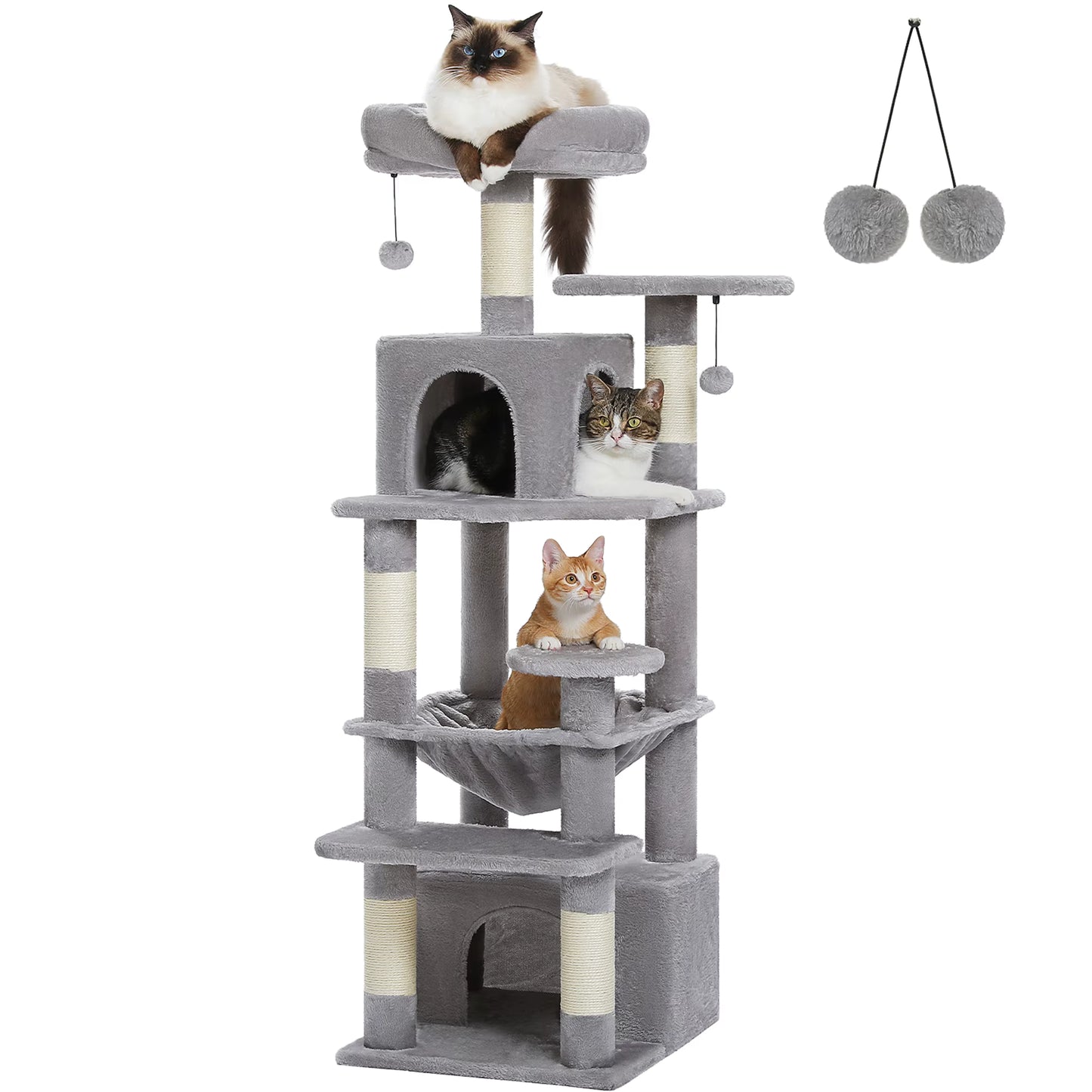 Spacious Asthetic Cat Tree - Bonus Haloween Edition