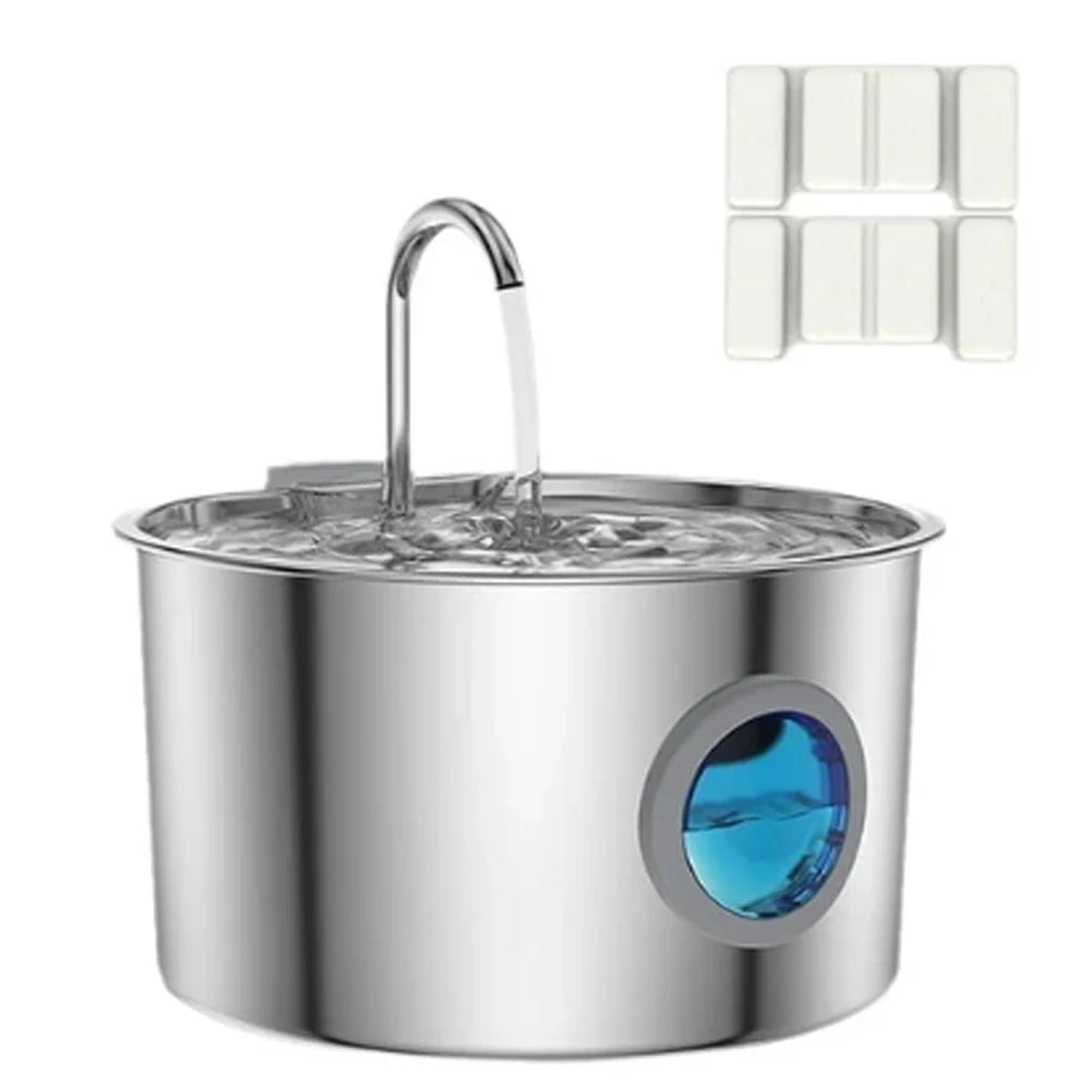 Premium Stainless Steel Cat Water Fountain