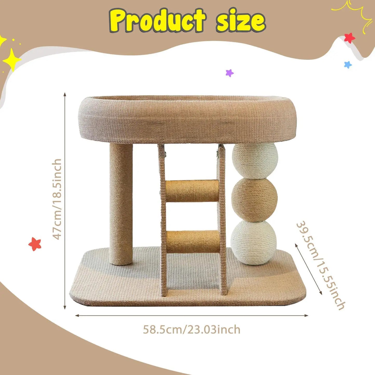 Small Cat Tower With Bed Condo