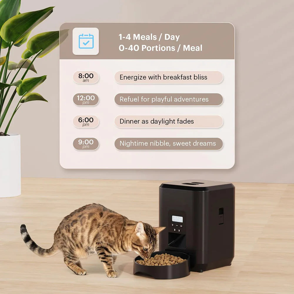 Smart Cat Feeder - Button or Wifi Controlled