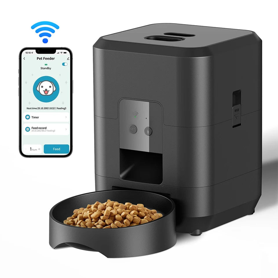 Smart Cat Feeder - Button or Wifi Controlled